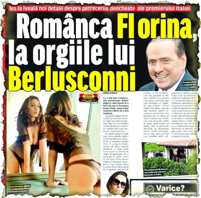 Click! v-a prezentat  detalii despre orgia de la  vila premierului, la care  a participat și românca