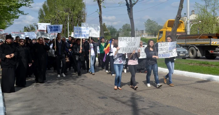 Protest anti-Chevron La Bârlad