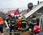 Autocisternă plină cu sodă caustică de pe platforma chimică vâlceană răsturnată pe DN64 Foto ISU Vâlcea jpeg