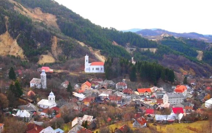 Zona istorică a Roșiei Montanbe FOTO Adevărul