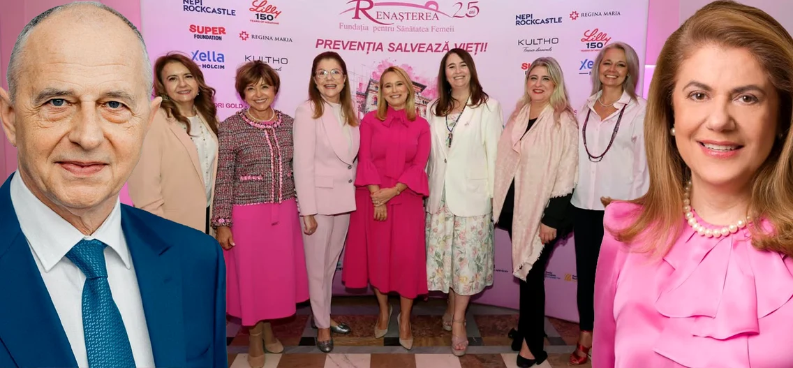 Mircea Geoană, în mare formă la aniversarea soției! Mihaela Geoană, sărbătorită de întreaga familie la 25 de ani de Fundația Renașterea. Mircea Baniciu a făcut spectacol!