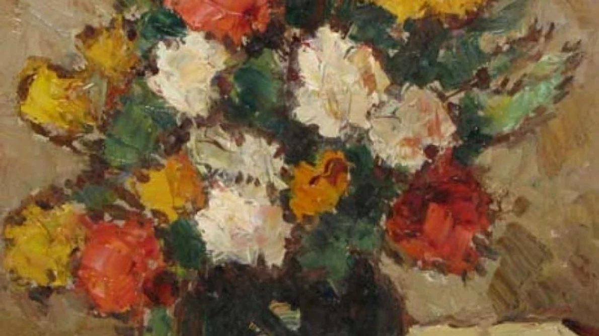 Tabloul "Buchet de flori" de Tonitza, evaluat la 190 000 lei jpeg