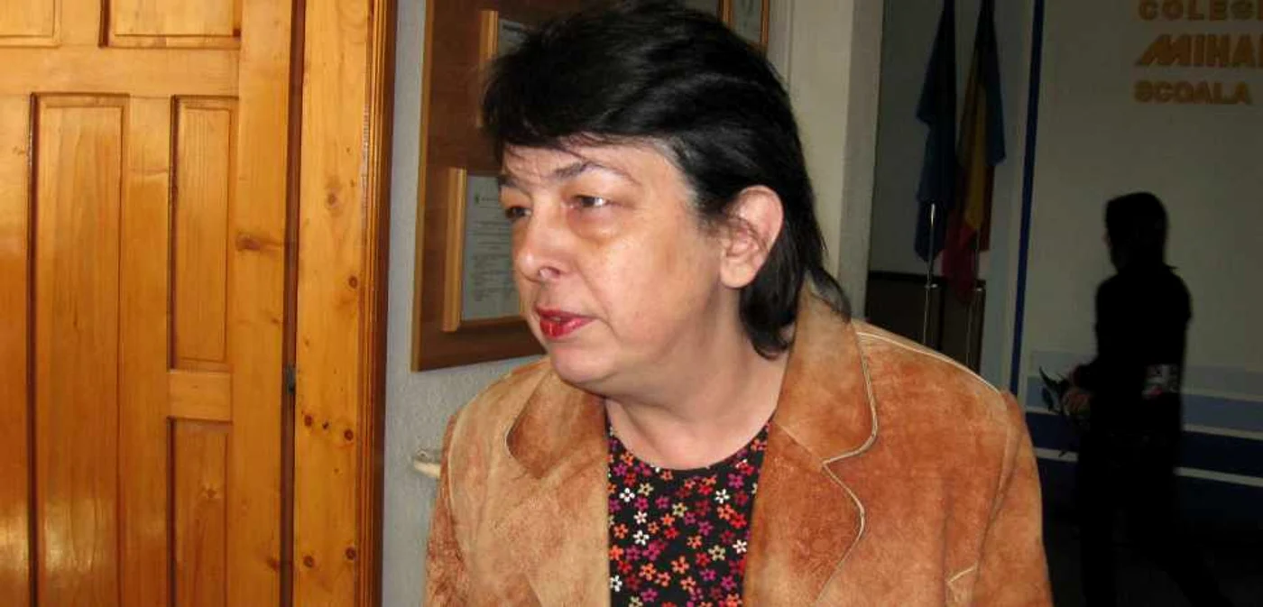 Viorica Ioniţă, profesoara din Fălticeni. Foto arhivă