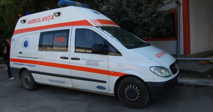 Copilul a fost adus la Spitalul Judeţean din Alba