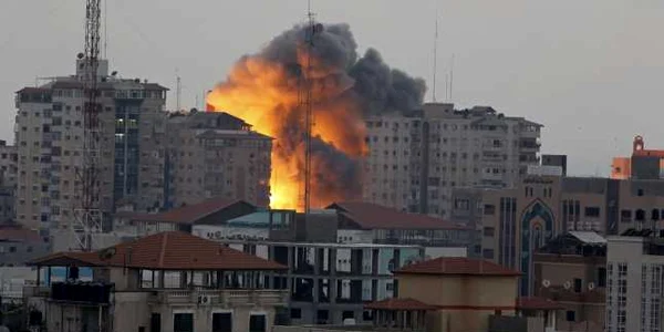 Atac israelian in Fasia Gaza FOTO AP