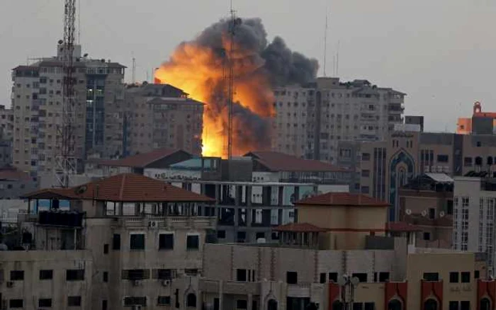 Atac israelian în Fâşia Gaza FOTO AP