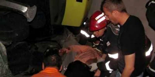 Accidentul a avut loc azi-noapte, în jurul orei 00.45