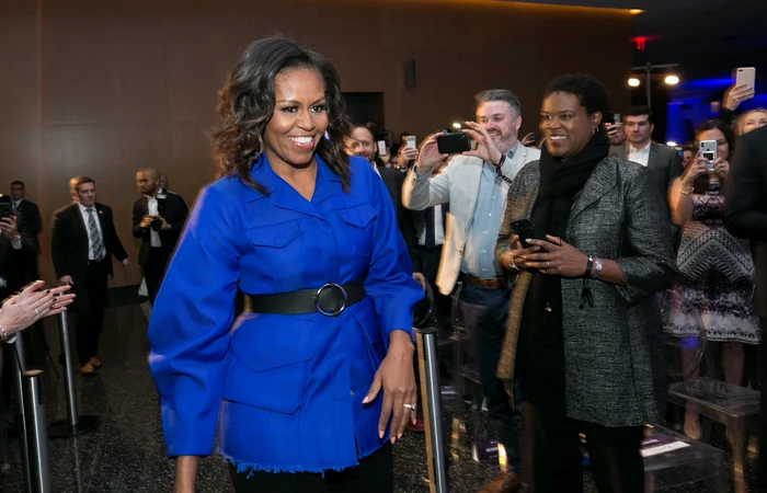 *EXCLUSIVE* Michelle Obama attends Kick Health Event at One World Observatory jpeg