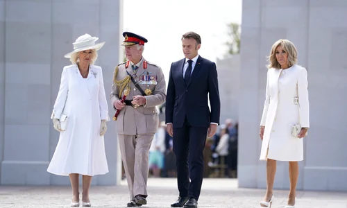 Camilla, Charles, Emanuel Macron, Brigitte Macron, Profimedia jpg