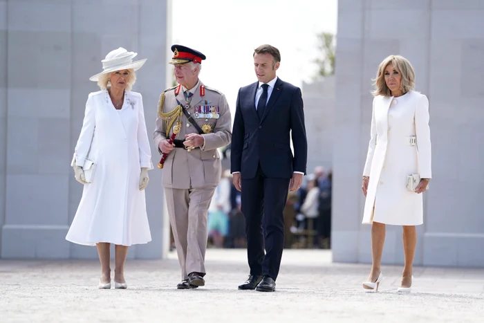 Camilla, Charles, Emanuel Macron, Brigitte Macron, Profimedia jpg