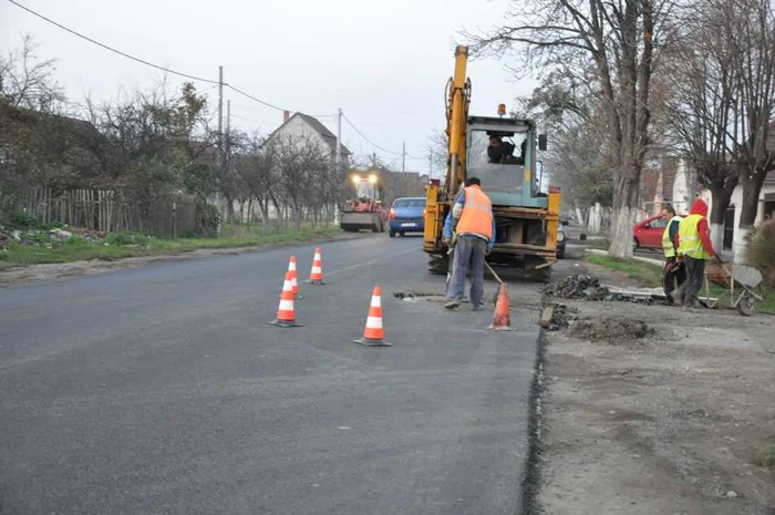 Lucrările sunt în plină desfăşurare