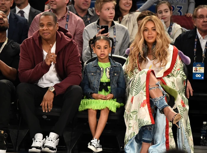 jay z beyonce si fiica lor blue ivy foto guliver/getty images