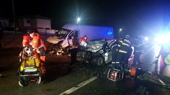 Locul accidentului, luni, 8 februarie   FOTO Facebook/Radar Iaşi