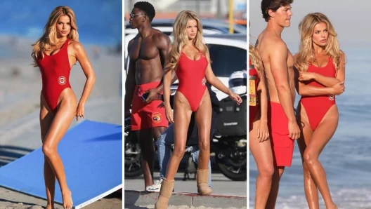 Vedeta din Baywatch care a fugit din brațele lui Alcaraz se iubește cu actorul Taron Egerton. Fotografii i-au surprins în Santa Monica
