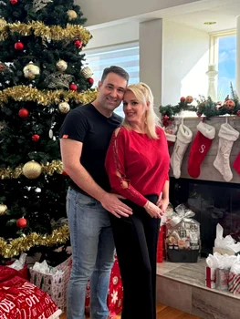 Catrinel Sandu care a dat startul unor sărbători minunate în familia ei din America