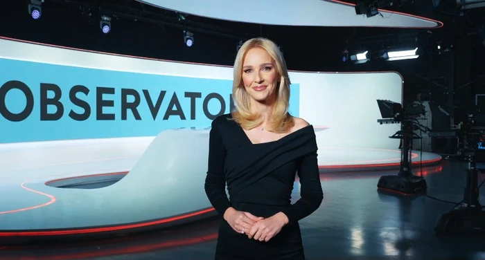 Teodora Tompea, la pupitrul Observatorului 16 foto: Antena 1