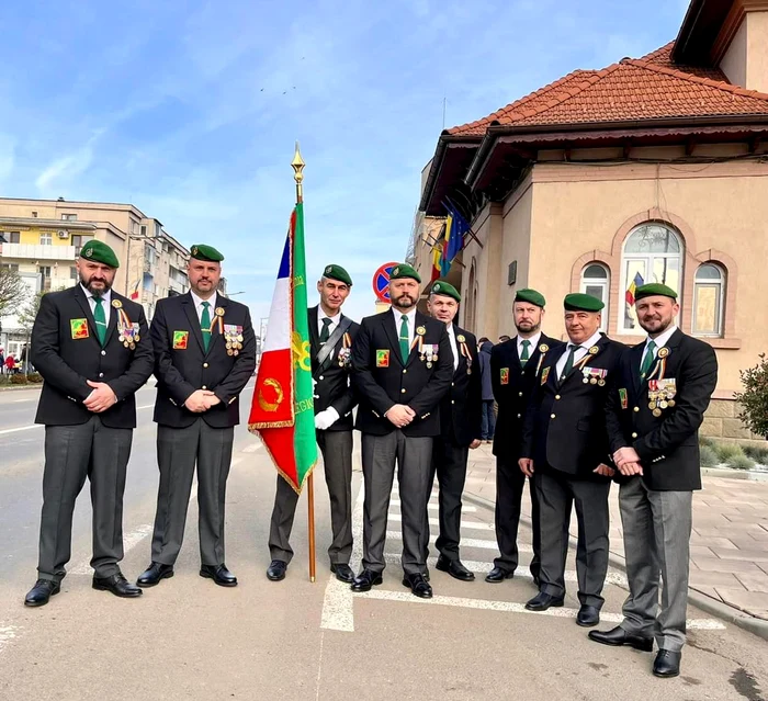 Legionari veterani din AALE România la ceremoniile de Ziua Națională. FOTO: AALE România