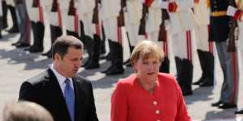 Angela Merkel, in timpul vizitei sale la Chisinau