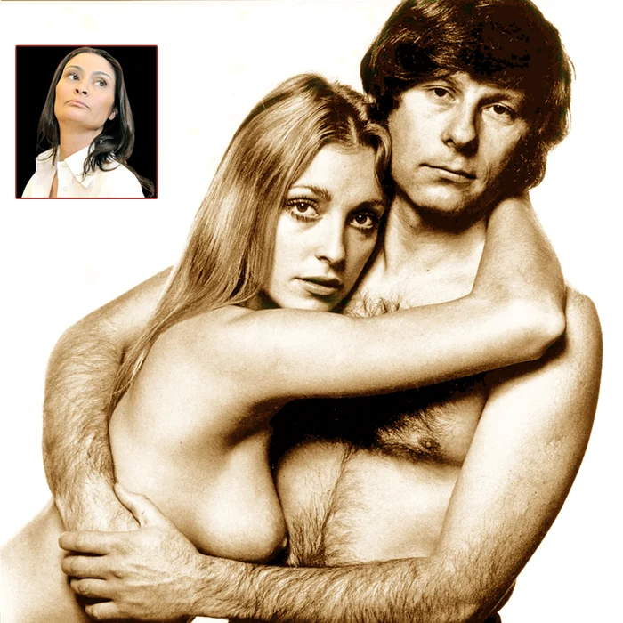 
    Roman Polanski  într-o fotografie  din tinereţe,  alături de soţia sa  Sharon Tate  
