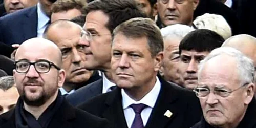 iohannis la marsul solidaritatii din paris