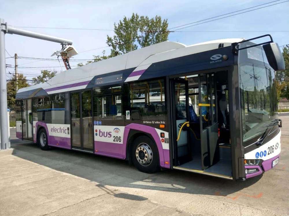 Jumătate din flota de autobuze electrice a oraşului este la încărcat sau avariată în orele de vârf. FOTO: Mobilitate Cluj-Napoca