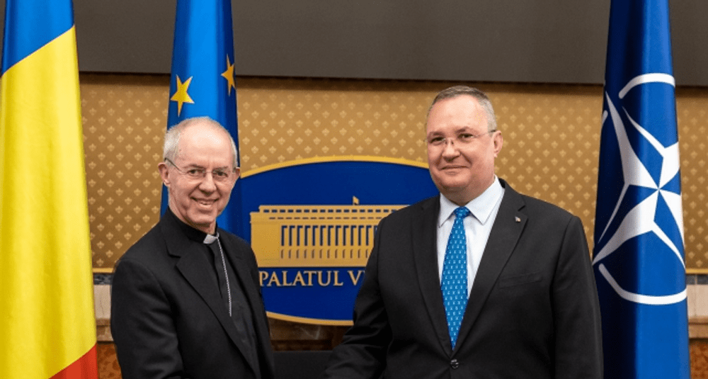 Ciucă, discuție cu Arhiepiscopul de Canterbury și ambasadorul Marii Britanii privind războiul din Ucraina şi combaterea traficului de persoane