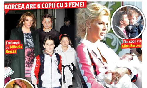 Borcea are șase copii cu trei femei jpeg