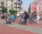 Pedalare în Piaţa Libertăţii din Timişoara