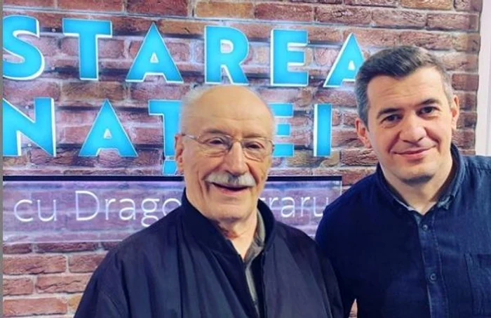 Victor Rebengiuc şi Dragoş Pătraru FOTO Instagram Dragoş Pătraru