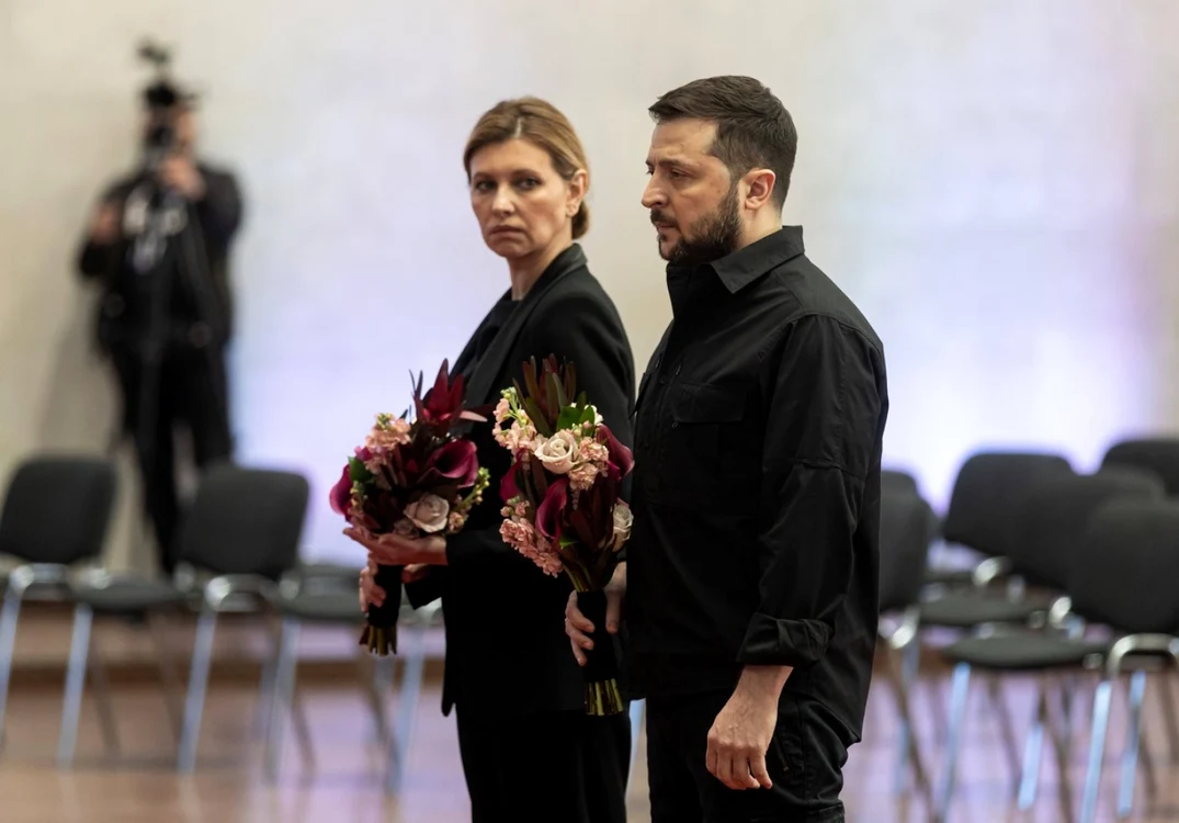 Olena Zelenska si Volodimir Zelenski FOTO Profimedia