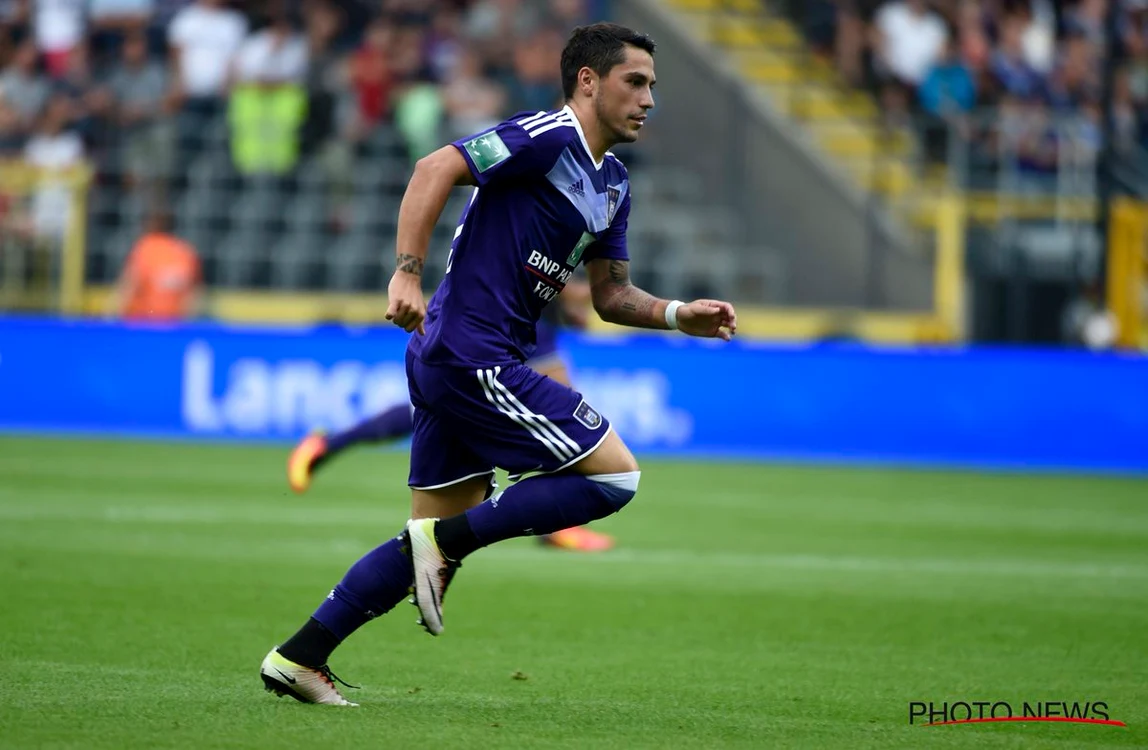 Nicuşor Stanciu, în tricoul lui Anderlecht