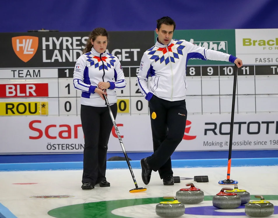 Allen Coliban în 2019 la Campionatele Mondiale de Curling proba de dublu mixt
