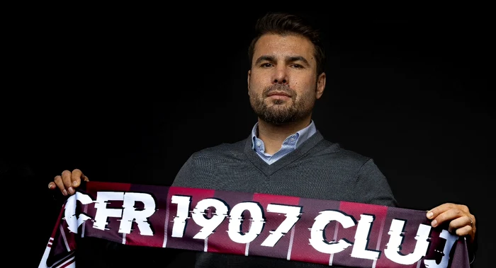 Aventura lui Adrian Mutu la CFR Cluj a durat câteva săptămâni. Foto Facebook