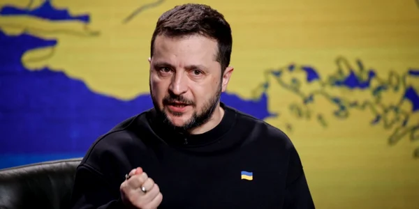 Volodimir Zelenski la conferinta anuala din 2024 FOTO EPA EFE jpg