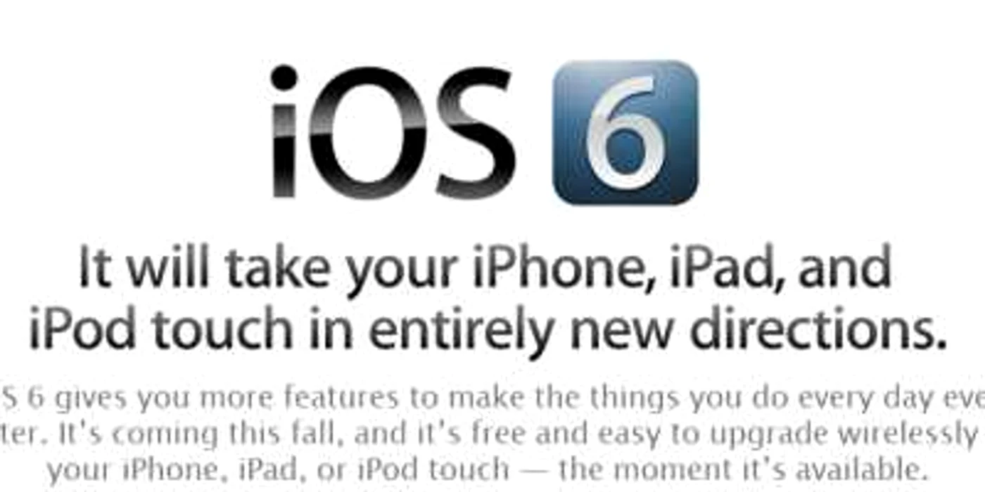 iOS 6 va fi disponibil din 19 septembrie.