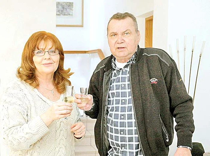 Cornelia şi Cornel Patrichi. El s-a stins din viaţă în urmă cu trei ani 