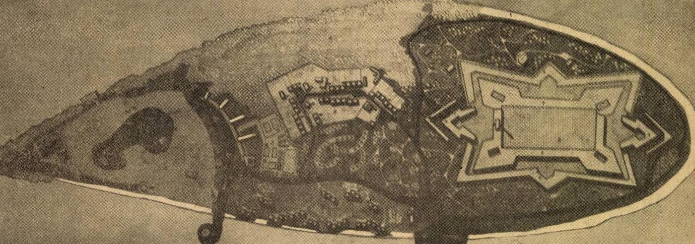 Planul noului Ada Kaleh. Sursa: Ramuri 1968