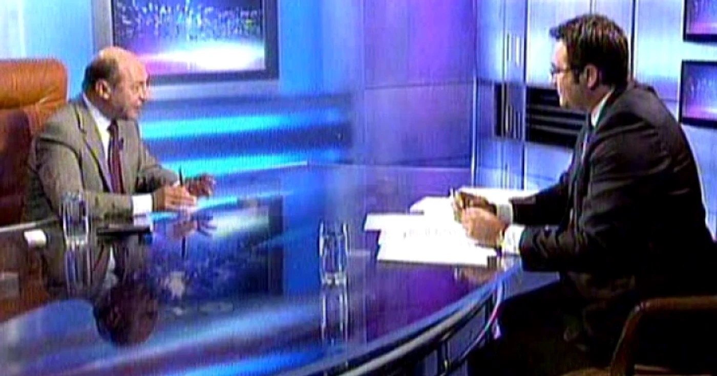 Traian Băsescu și Mihai Constantin