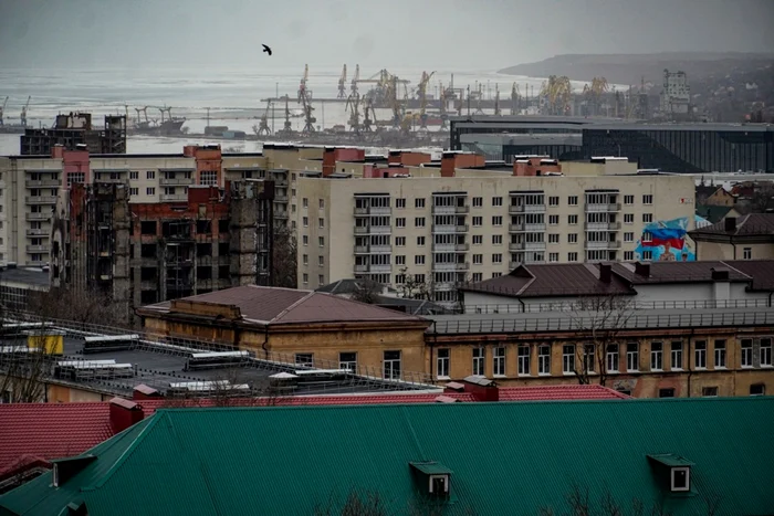 Orașul Mariupol la patru ani de la invazia rusă foto epa-efe