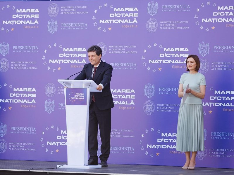 Nicușor Dan, de Ziua Limbii Române la Chișinău: ,,Ați dat un exemplu lumii întregi prin lupta pentru a păstra această limbă”