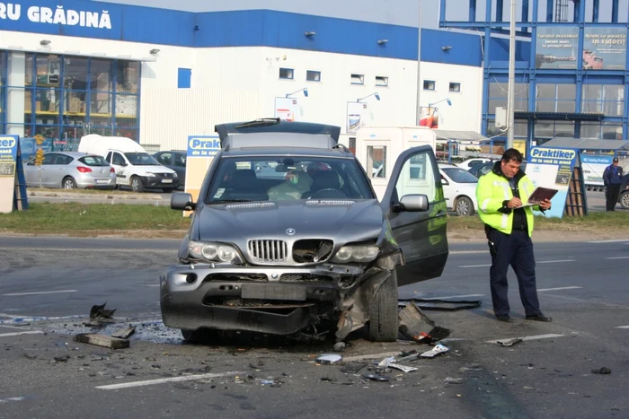 Accidentul a avut loc lângă Practiker