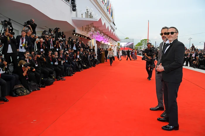 Regizorul Todd Phillips și Joaquin Phoenix, la Festivalul de Film de la Veneția din 2019Foto: Getty