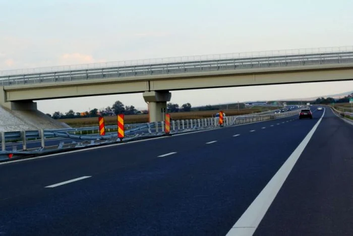 Accident pe autostrada Deva - Orăştie. FOTO: D.G. ARHIVĂ.