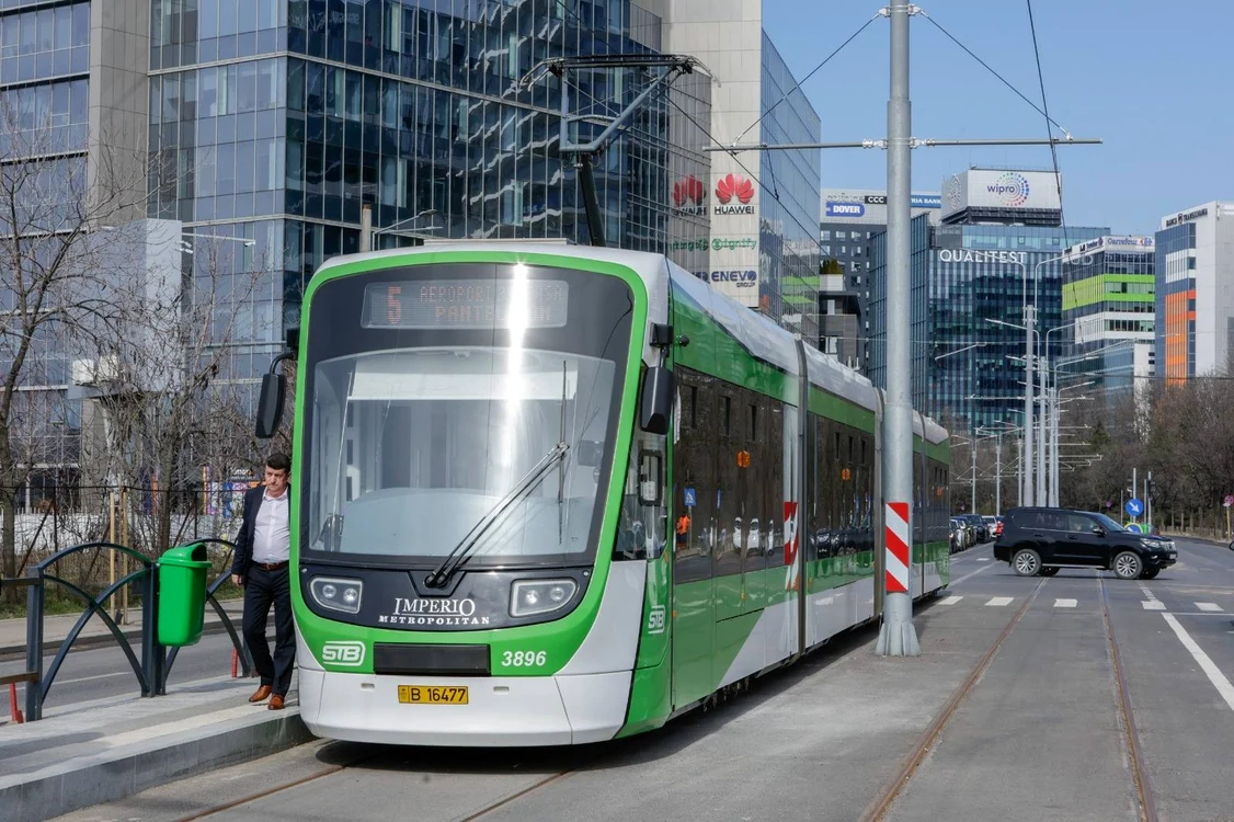 Tramvaiul 5. FOTO FB Primăria Capitalei