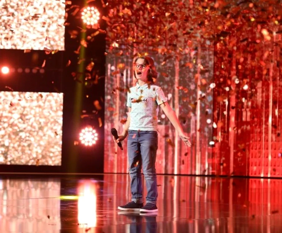 Filip Cioc a primit primul Golden Buzz al noului sezon Românii au Talent de la Florin Călinescu FOTO PRO TV