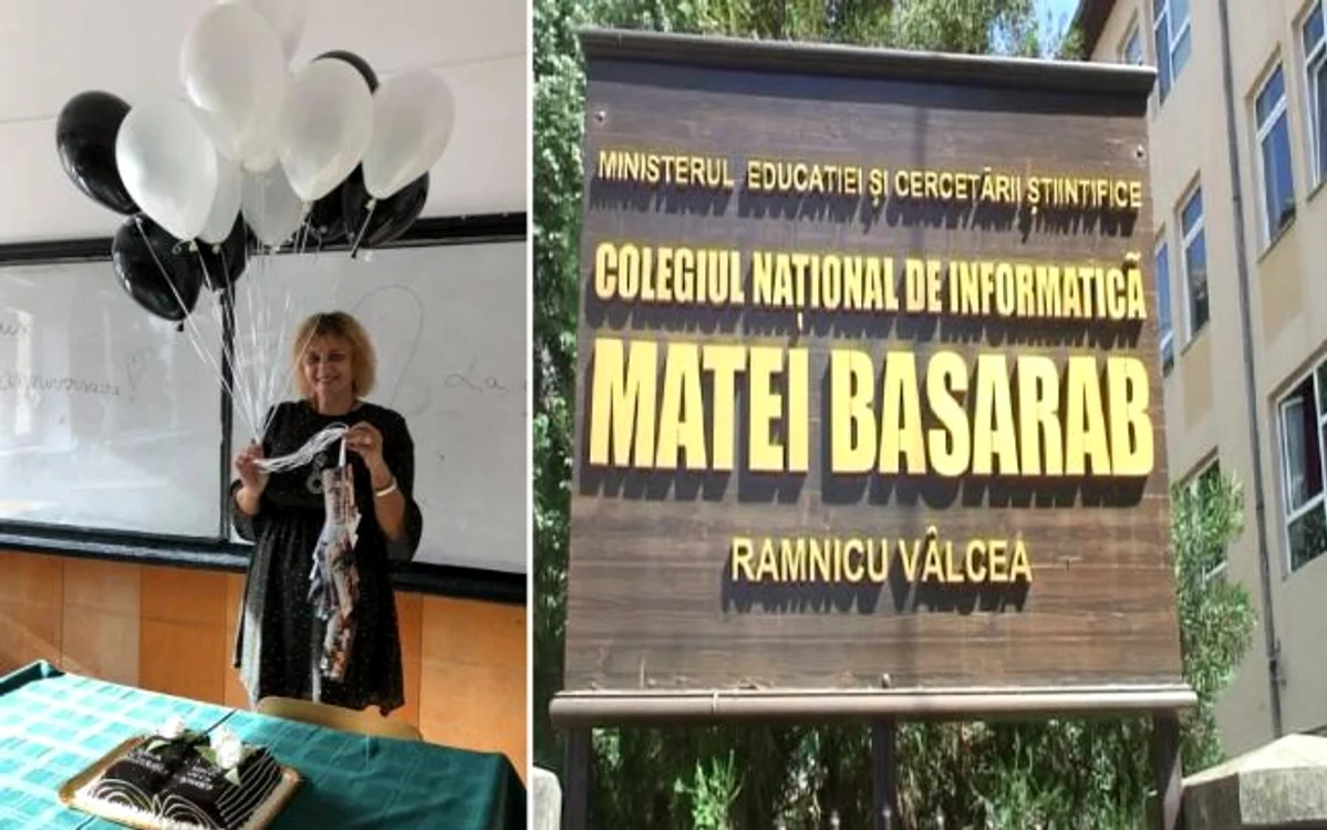Colegiul Naţional de Informatică Matei Basarab din Râmnicu Vâlcea pe primul loc în „Topul liceelor de 10” la BAC la nivel naţional - în imagine alături de dir. Alina Veţeleanu Foto Adevărul