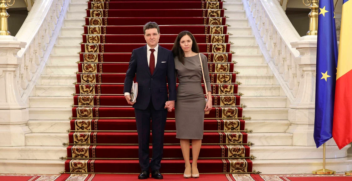 Nicușor Dan alături de partenera sa de viață, Mirabela Grădinaru FOTO: Inquam photos / Octav Ganea