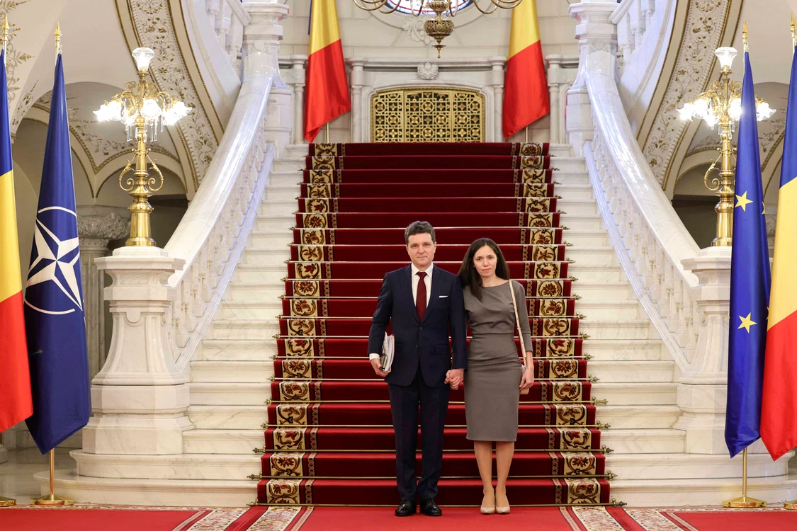 Nicușor Dan și partenera sa, Mirabela Grădinaru FOTO Inquam / Octav Ganea