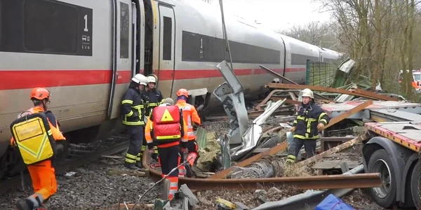 accident TIR Germania, captura video jpg