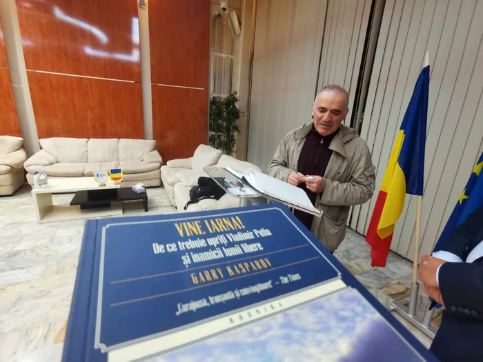 Kasparov a ajuns la Timișoara FOTO Ștefan Both